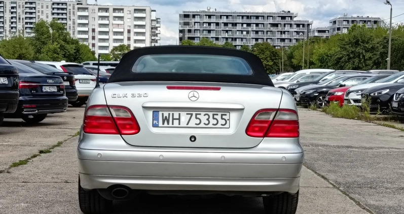 Mercedes-Benz CLK cena 24900 przebieg: 223000, rok produkcji 2000 z Warszawa małe 379